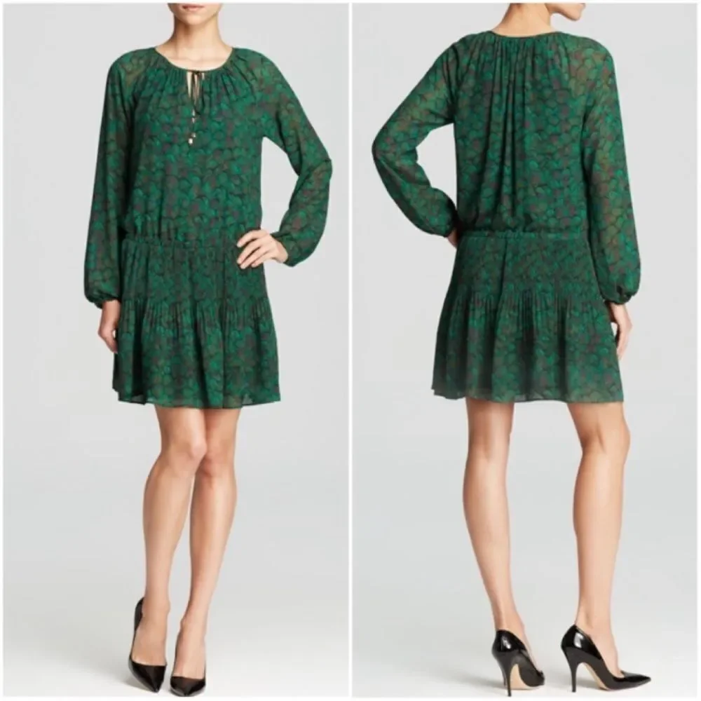Michael Kors beautiful peacock dress, XS